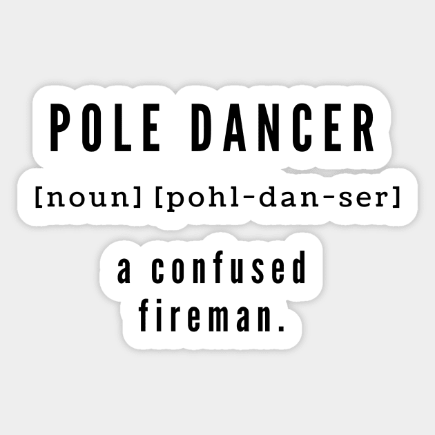 Pole Dancer Noun Sticker by Liniskop